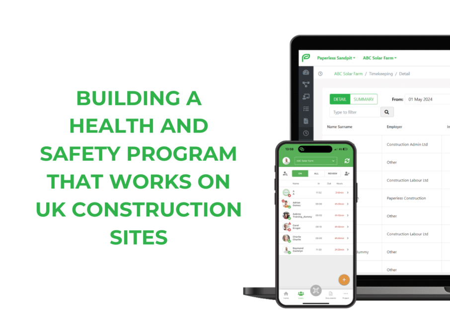 BLOG - Building a Health and Safety Program That Works on UK Construction Sites