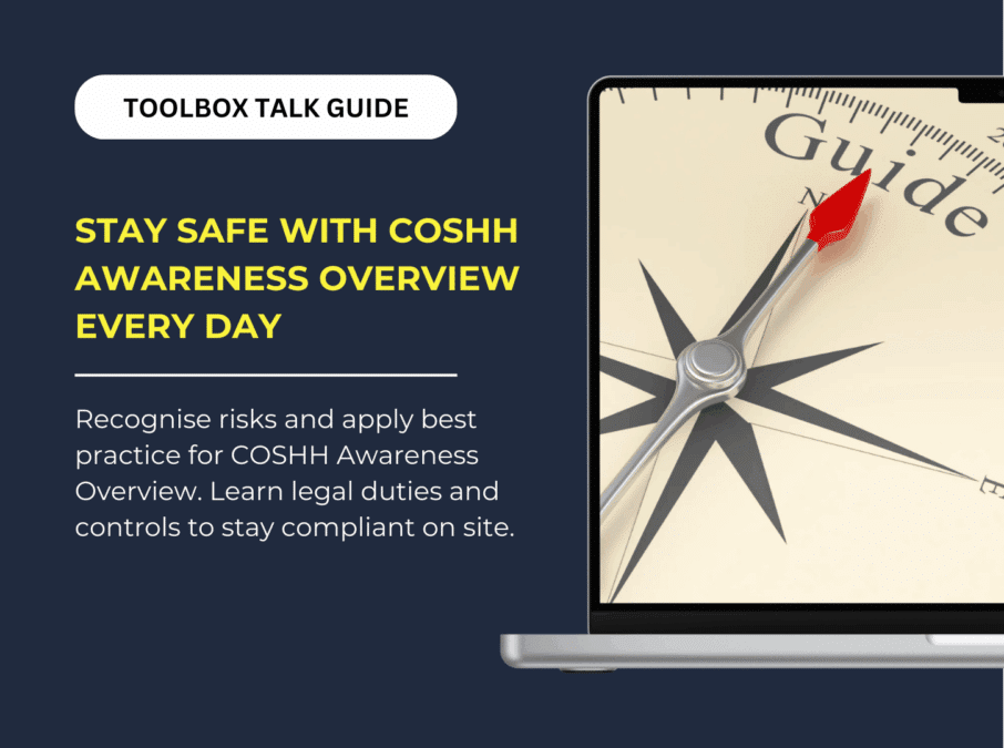 COSHH Awareness Overview Toolbox Talk