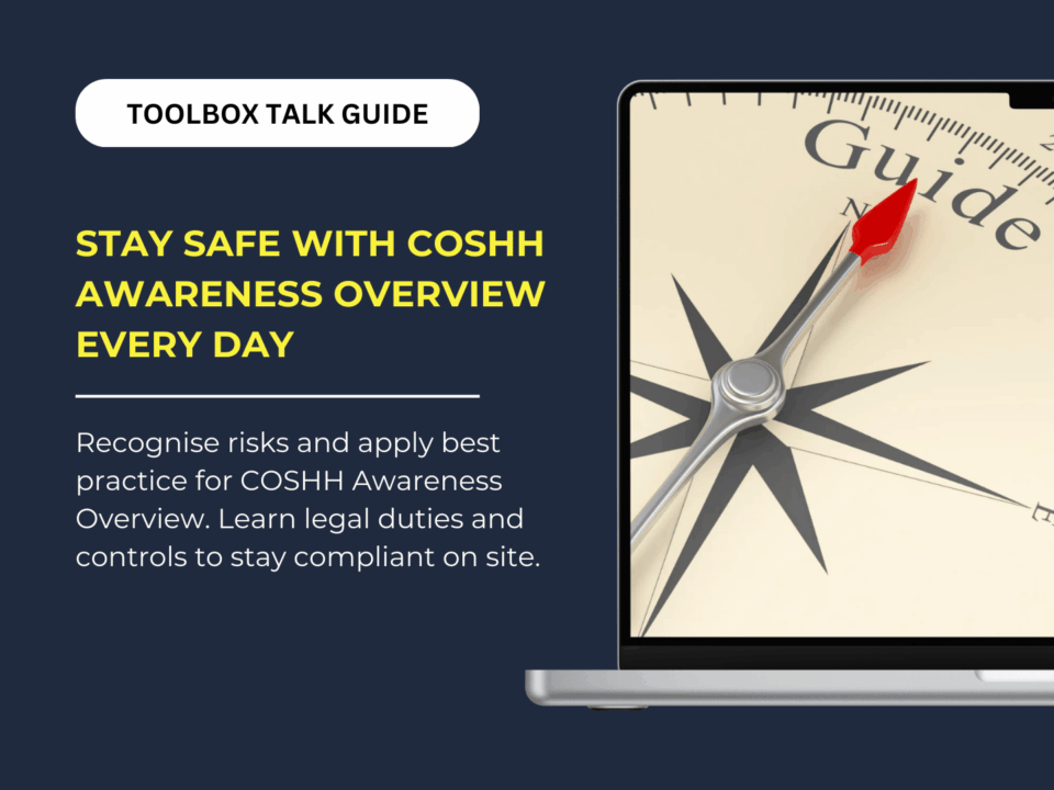 COSHH Awareness Overview Toolbox Talk