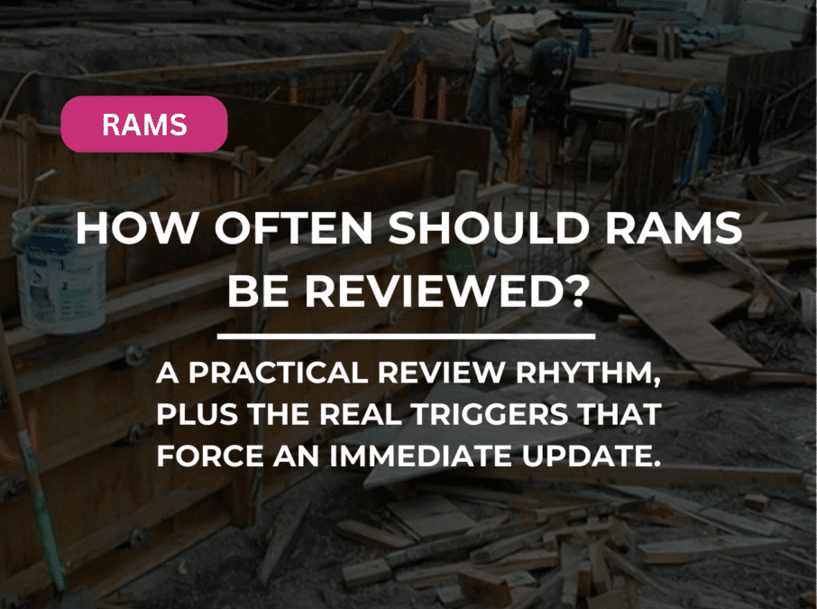 How often should RAMS be reviewed?