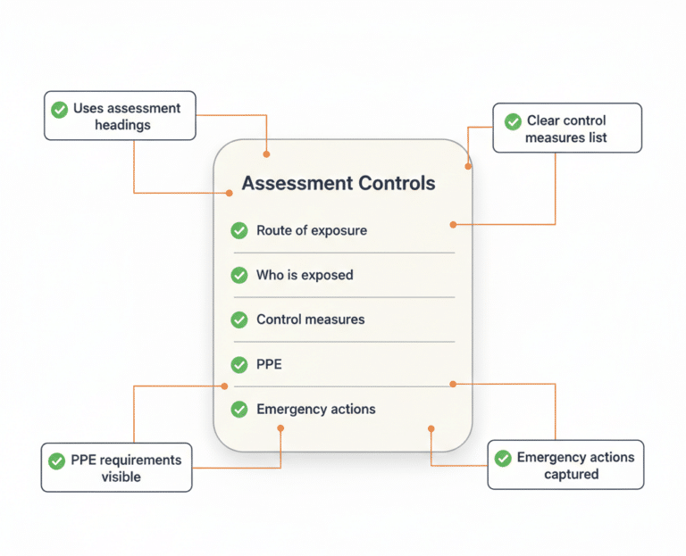 Coshh Process COSHH in Construction Guide: Assessments, Controls, Briefings