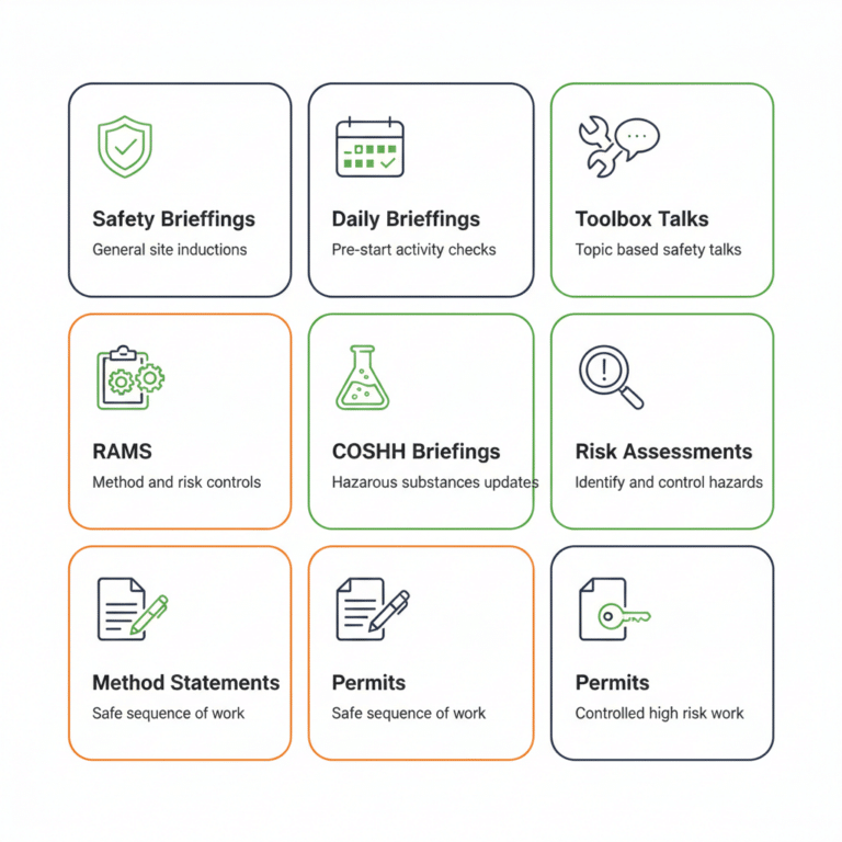 Safety Brief Engineer Example The Ultimate Guide to Construction Safety Briefings (UK) | Paperless