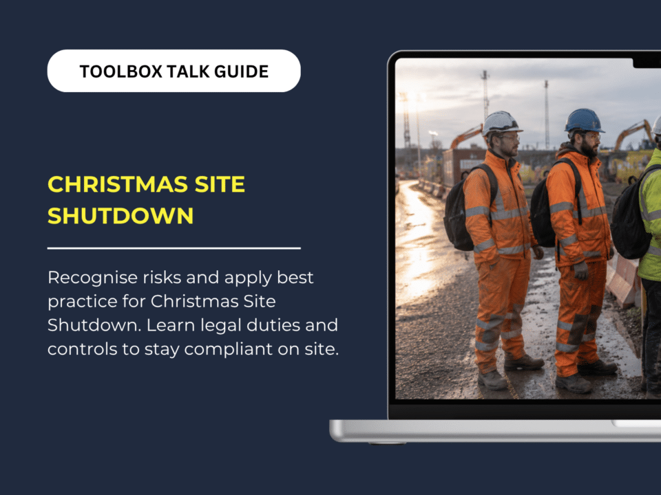 Christmas Site Shutdown Toolbox Talk