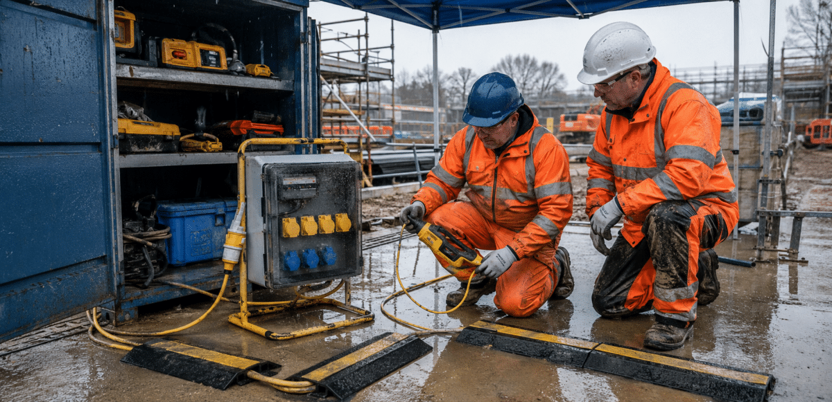 TBT SE-09 Paperless Construction Wet Weather Electrical Safety Toolbox Talk